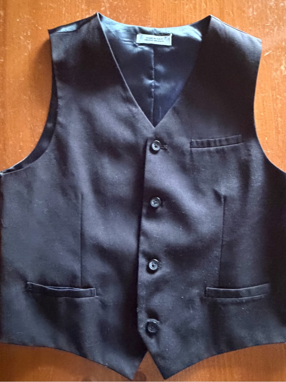 Izod Boys Three Piece Black Suit Size 14 - Picture 7 of 13